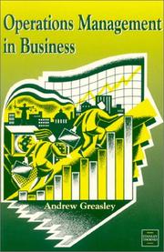 Cover of: Operations Management in Business