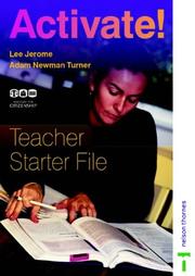 Activate!. Teacher starter file