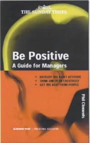 Be positive : a guide for managers