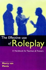 The effective use of role-play by Morry Van Ments