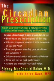 Cover of: The circadian prescription