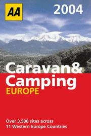 Cover of: Aa Caravan & Camping in Europe 2004
