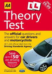 Cover of: AA Driving Test Theory (AA Driving Test)