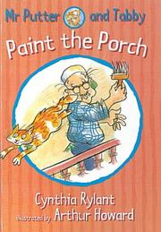 Mr.Putter and Tabby Paint the Porch (Mr Putter & Tabby) by Cynthia Rylant