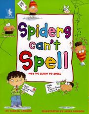 Cover of: Spiders Can't Spell (Animals Can't...)