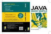 Cover of: Java Programming Made Simple (Made Simple Computer)
