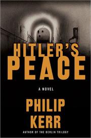 Cover of: Hitler's peace: a novel of the Second World War
