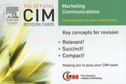 CIM Professional Diploma in Marketing. Marketing communications