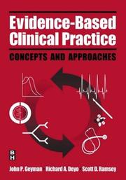 Evidence-based clinical practice : concepts and approaches