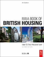 Cover of: RIBA Book of British Housing: 1900 to the present day
