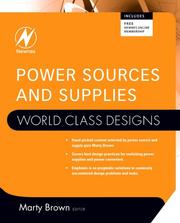 Cover of: Power Sources and Supplies (World Class Designs) (World Class Designs)