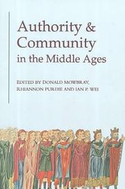 Authority & community in the Middle Ages