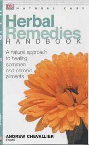Cover of: Herbal Remedies Handbook