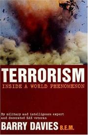 Cover of: Terrorism: Inside a World Phenomenon