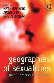 Cover of: Geographies of Sexualities