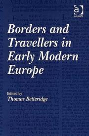 Cover of: Borders and Travellers in Early Modern Europe