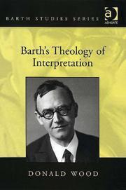Cover of: Barth's Theology of Interpretation (Barth Studies)