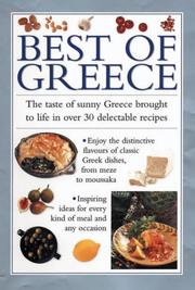 Cover of: Best of Greece: The Taste of Sunny Greece Brought to Life in30 Delectable Recipes (Cook's Essentials)