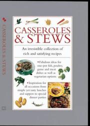 Cover of: Casseroles & Stews: An Irresistible Collection of Rich and Satisfying Recipes (Cook's Essentials)