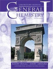 Cover of: General Chemistry I Laboratory Manaul