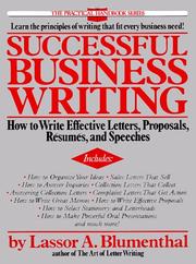 Cover of: Successful business writing