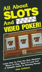 Cover of: All about Slots and Video Poker (All About... (Perigee Book)) by John T. Gollehon