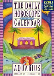 Cover of: Aquarius Page-A-Day Horoscope Calendar 2002 (Jan 20-Feb 18)