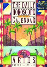 Cover of: Aries Page-A-Day Horoscope Calendar 2002 (March 21-April 19)