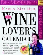 Cover of: Wine Lover's Page-A-Day Calendar 2004 (Page-A-Day(r) Calendars)