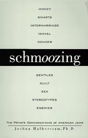Cover of: Schmoozing by Joshua Halberstam