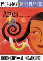Cover of: Aries Page-A-Day Daily Planets Horoscope Calendar 2004