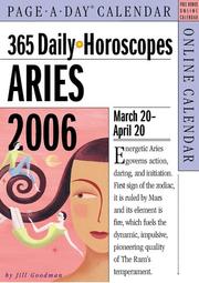 Cover of: 365 Daily Horoscopes Aries 2006