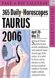 Cover of: 365 Daily Horoscopes Taurus 2006
