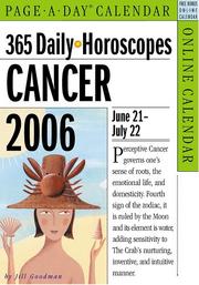 Cover of: 365 Daily Horoscopes Cancer 2006