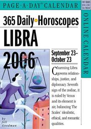 Cover of: 365 Daily Horoscopes Libra 2006