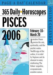 Cover of: 365 Daily Horoscopes Pisces 2006