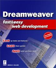 Dreamweaver Fast & Easy Web Development by Brenda Ballard