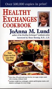 Cover of: Healthy Exchanges Cookbook by JoAnna M. Lund