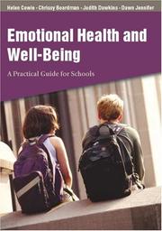 Emotional health and well-being : a practical guide for schools