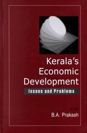 Kerala's Economic Development by B. A. Prakash