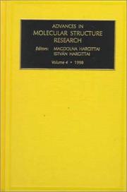 Cover of: Advances in Molecular Structure Research, Volume 4, First Edition (Advances in Molecular Structure Research) by Magdolna Hargittai, István Hargittai