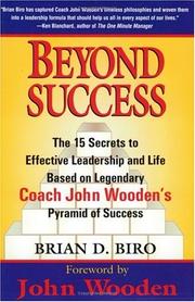 Beyond success by Brian D. Biro