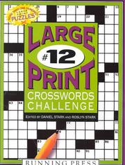 Cover of: Large Print Crosswords Challenge #12