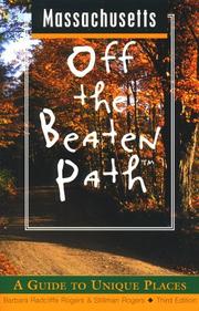Cover of: Massachusetts Off the Beaten Path: A Guide to Unique Places
