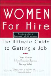 Cover of: Women For Hire: The Ultimate Guide to Getting A Job