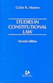 Studies in constitutional law