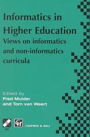 Informatics in higher education : views on informatics and non-informatics curricula : IFIP TC3/WG3.2 International Conference on Informatics (computer science) as a Discipline and in Other Diciplines