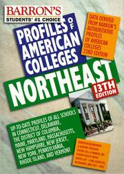 Cover of: Barron's Profiles of American Colleges Northeast