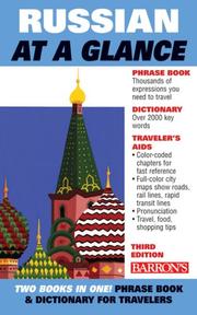 Russian at a glance : phrase book & dictionary for travelers