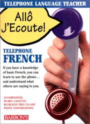 Cover of: Allo J'Ecoute/Telephone French